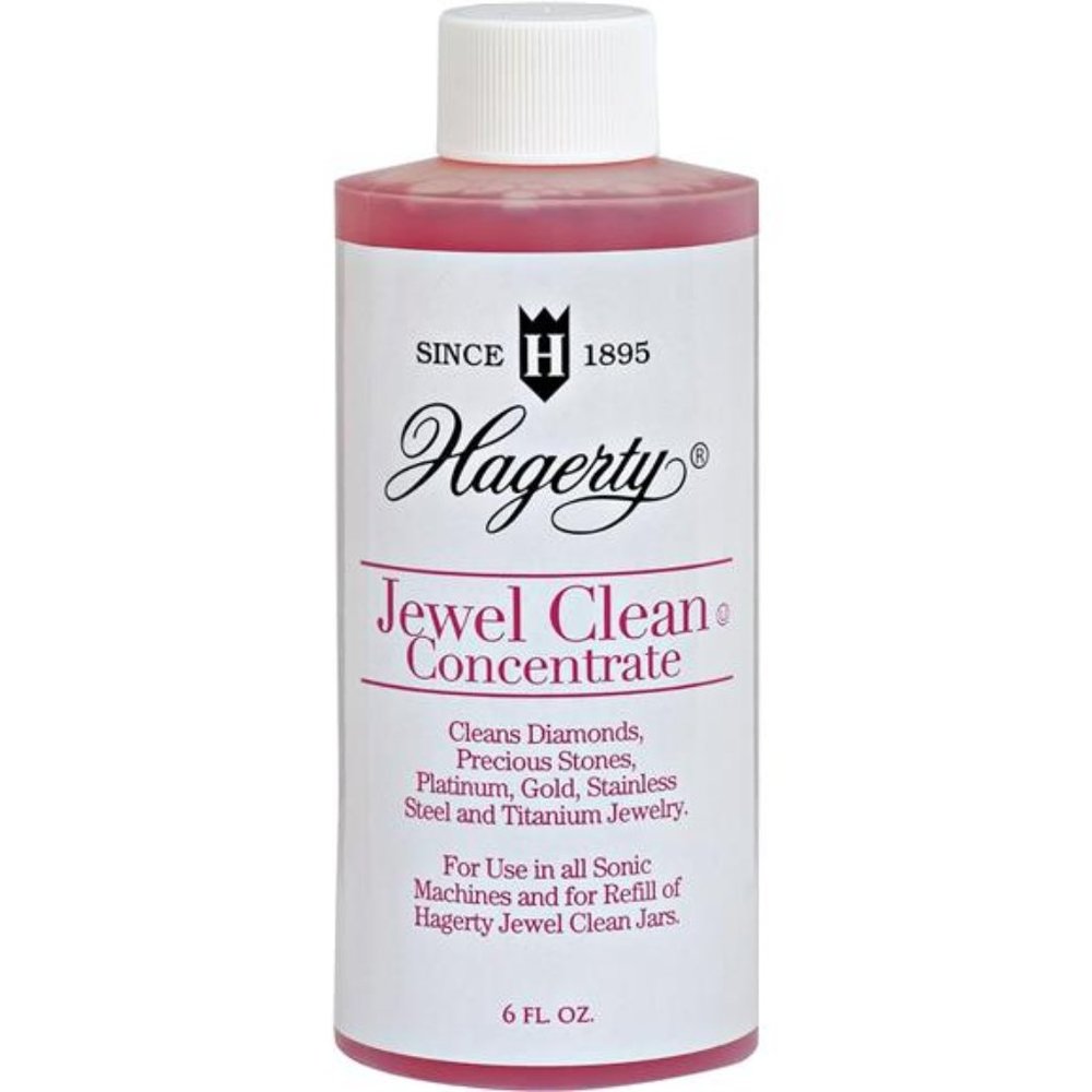 6-Ounce Ultrasonic Jewelry Cleaner Concentrate, Red